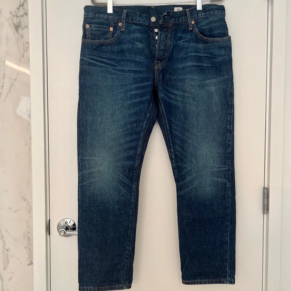 Levi's Denim - Levi's 501 CT White Oak Cone Denim Tapered Selvedge Jeans - Women's